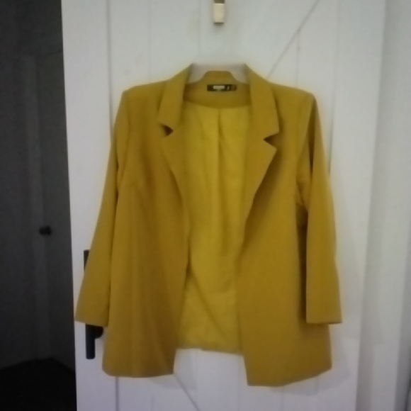 Missguided + Mustard Blazer - Picture 1 of 5